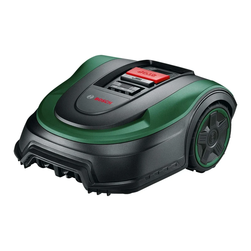 Bosch Robotic Lawnmower Indego S+ 500 (with 18V battery and App Function, docking station included, cutting width 19 cm, for lawns of up to 500 m², in carton packaging)