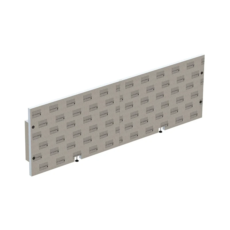 LUX ELEMENTS Badewannenverkleidung Nischeneinbau Fertig Zum Verfliesen, TOP-TRS 1830 Set LTOPE5001, Gray