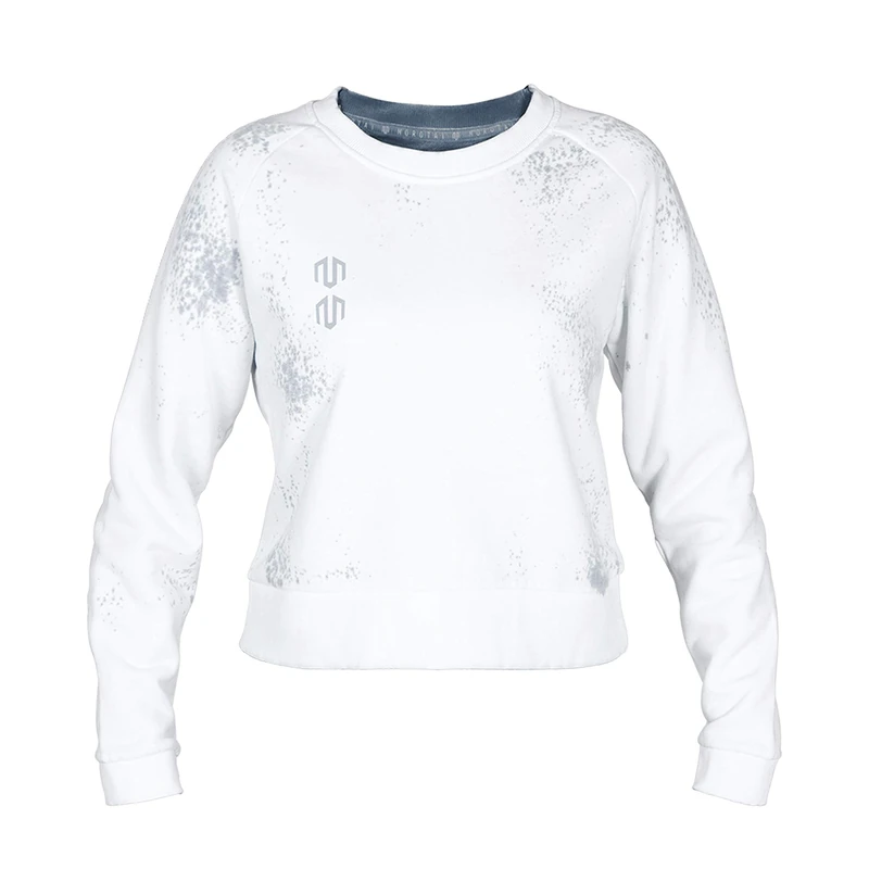 MOROTAI Women's NAKA Batech Sweatshirt Cream White L