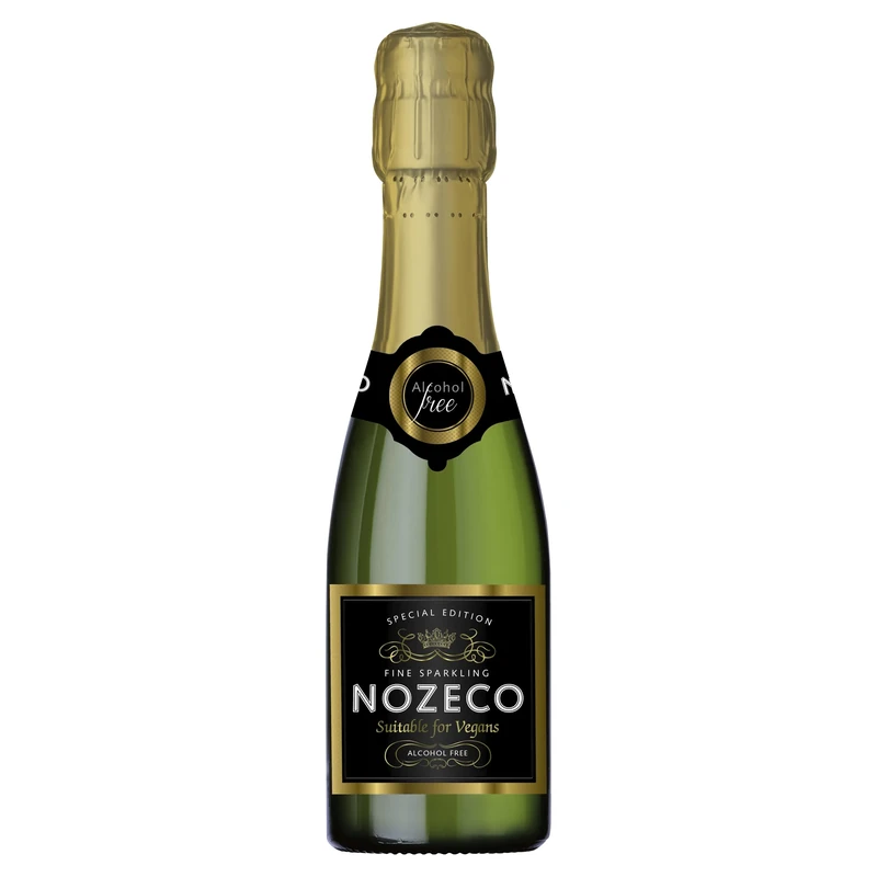 Nozeco - Alcohol Free Sparkling Drink made from alcohol-removed Wine - Vegan Case of 6 Piccolo (6 x 0.20 L)