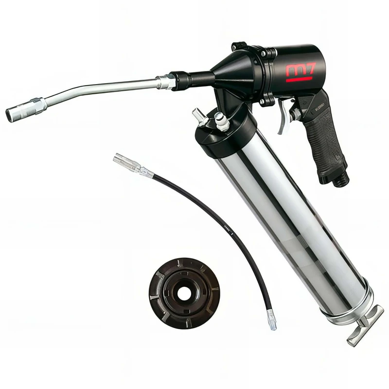 King Tony SG407 M7 Bomba de engrase neumática 400cc + Flexible 300 mm for Adults for Practical Everyday use, 300 mm - Image 1
