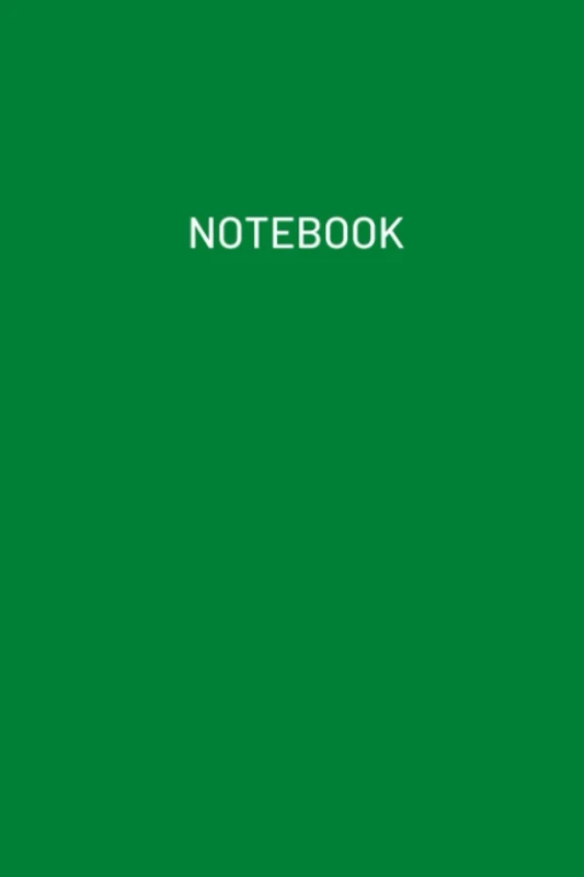 Notebook: 400 Page Notebook A5, Extra Chunky 400 page Journal in Green , 400 pages / 200 sheets, Classic Lined pages, College Ruled paper, 1 inch ... bound, Soft: 6''9'' in 400 pages notebook