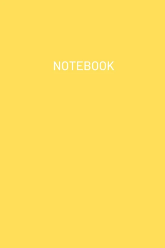 Notebook: 400 Page Notebook A5, Extra Chunky 400 page Journal in Yellow , 400 pages / 200 sheets, Classic Lined pages, College Ruled paper, 1 inch ... bound, Soft: 6''9'' in 400 pages notebook