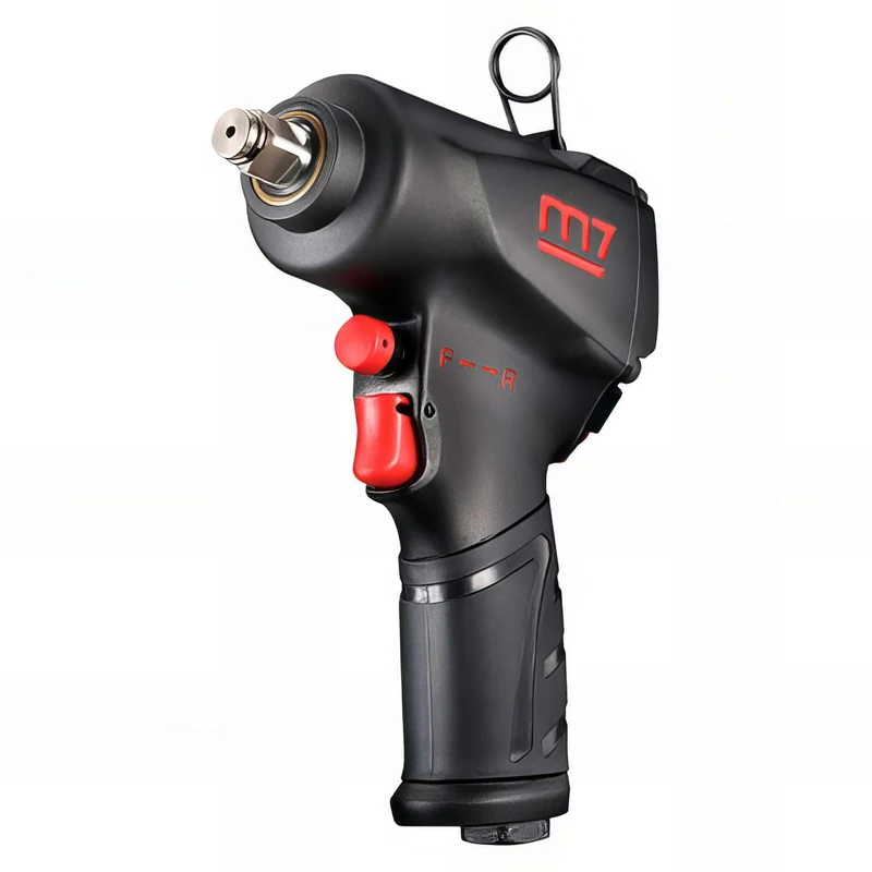 King Tony NC4130 M7 - Wrench De Impacto 1/2" 674nm Con Reduccion De Las Vibraciones for DIYers & Professionals, Made for Repair and Installation tasks, red