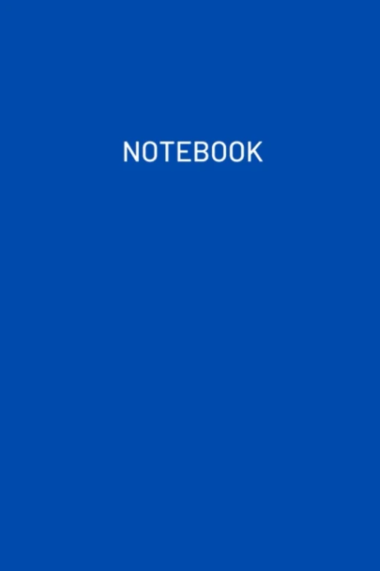 Notebook: 400 Page Notebook A5, Extra Chunky 400 page Journal in Blue, 400 pages / 200 sheets, Classic Lined pages, College Ruled paper, 1 inch thick, ... bound, Soft: 6''9'' in 400 pages notebook
