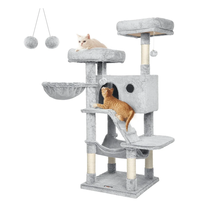 Feandrea Cat Tree for Large Cats, Ultra-Soft