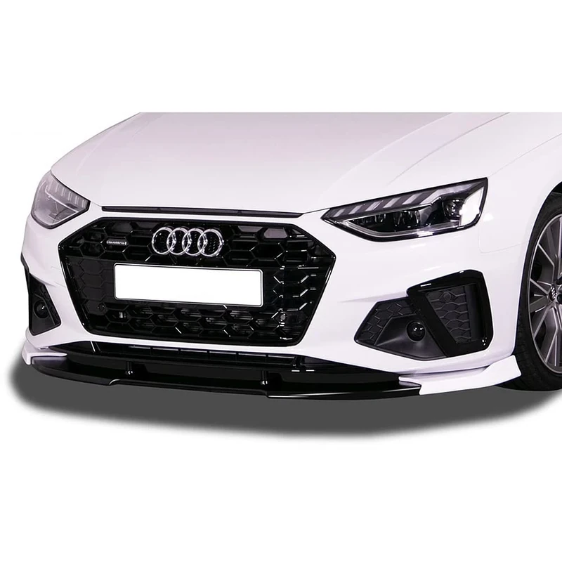 RDX Racedesign Front spoiler Vario-X compatible with Audi A4 (B9) FL 2019- S-Line & S4-Front bumper (PU)