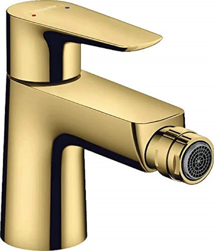 hansgrohe Talis E 71720990 Pop-Up Waste Set Polished Gold Optic Single Lever Bidet Mixer Tap