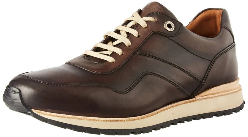 Lottusse Men's Tokyo Trainers, Mocha, 10.5 UK