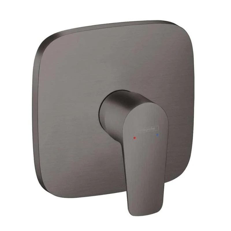 hansgrohe Talis E Flush-Mounted Single Lever Bath Mixer Tap Brushed Black Chrome