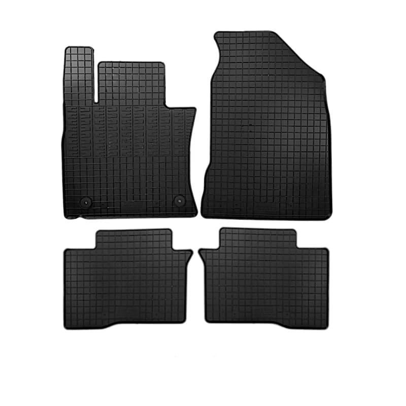 AUTO-STYLE Rubber car mats set compatible with SsangYong Tivoli 2015-2019 & 2019- (4-pieces + fixing system)