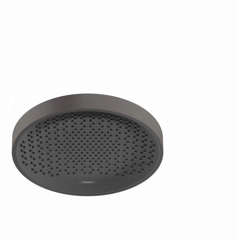 hansgrohe Rainfinity Shower Head 360 mm Round 1 Jet Type Brushed Black Chrome