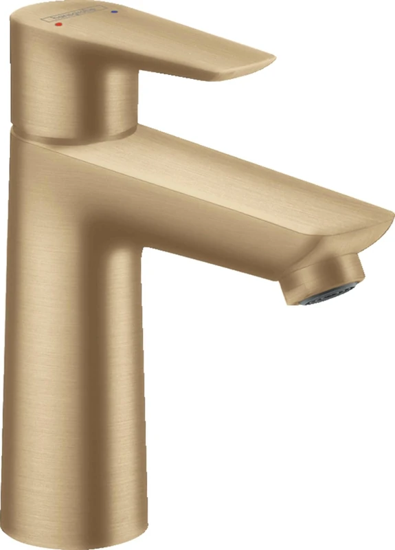 hansgrohe 71712140 Talis E 110 Single-Lever Washbasin Mixer Tap Without Drain Fitting Brushed Bronze, spout Height 110 mm