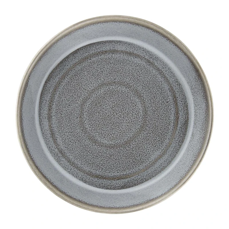 Olympia Cavolo Charcoal Dusk Flat Round Bowls 220mm (Pack of 4)