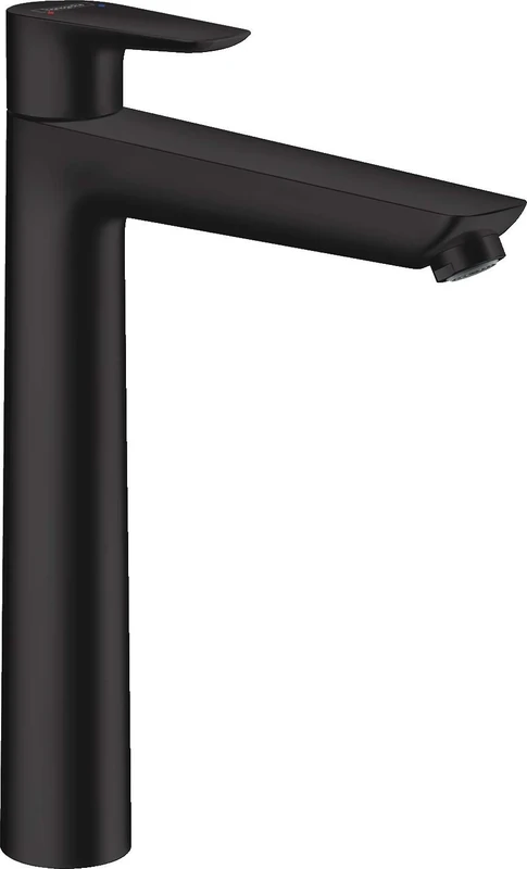 hansgrohe 71717670 Talis E Single-Lever Washbasin Mixer Tap 240 Without Drain Fitting Matt Black, spout Height 240 mm