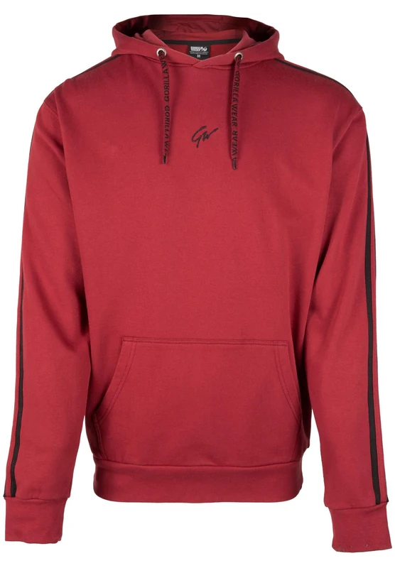 Banks Oversized Hoodie - Burgundy Red/Black - M