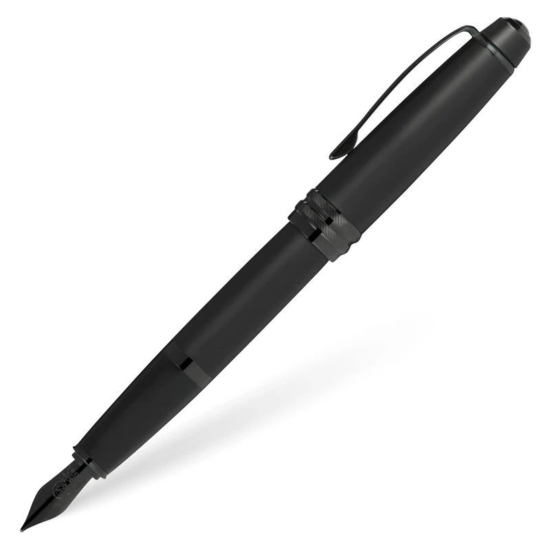 Cross Bailey Fountain Pen (M Nib, PVD Fittings) Matte Black Pack of 1