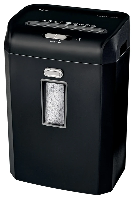 Rexel REX623 Cross Cut Paper Shredder, Shreds 6 Sheets, P4 Security, Small Office, 23L bin, Ultra Quiet, ProMax QS Range, 2104581