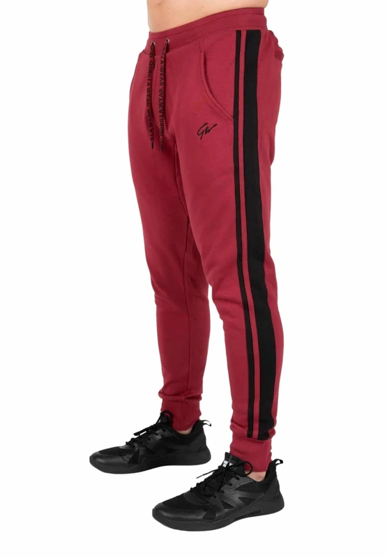 Banks Pants - Burgundy Red/Black - XXL