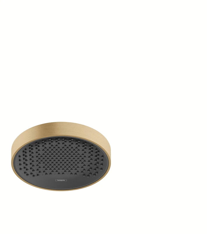 hansgrohe Rainfinity Water-Saving Shower Head 250 mm Round 1 Jet Type Brushed Bronze