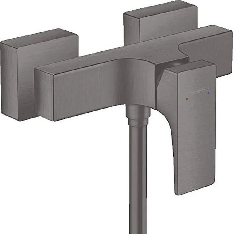 hansgrohe Metropol Shower Fitting Surface-Mounted Single Lever Shower Mixer Brushed Black Chrome