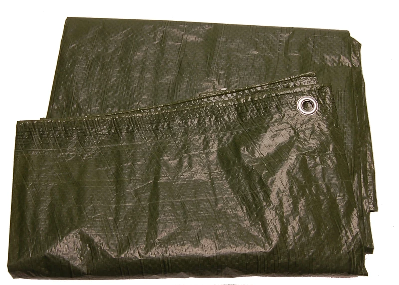 Home>it Green Tarpaulin - 8 m x 12 m (95 m2) - Water and Windproof