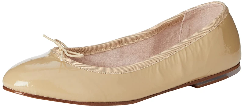 Bloch Womens Patent Leather Ballet Pump - Cappuccino