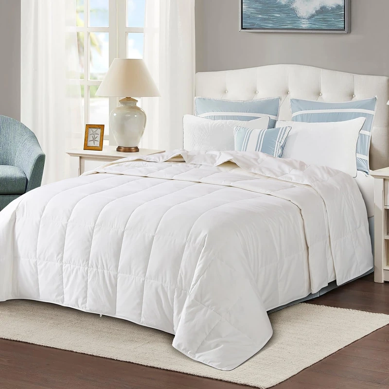 Globon Summer Down Comforter Twin Size, Extra Lightweight Duvet Insert