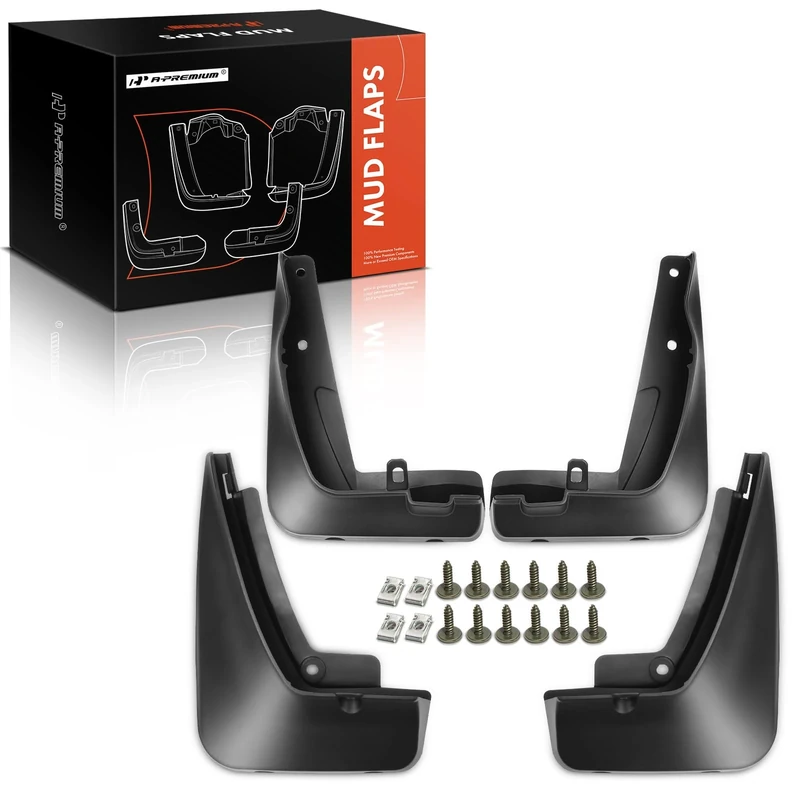 A-Premium Set of 4PCS Mud Flaps Splash Guards Mudguards Mudflaps Compatible with BMW E46 318is 320i 323Ci 323i 323is 323ti 325Ci 325i 325xi 328i 328is 330Ci 330i 330xi, Front LH RH and Rear LH RH