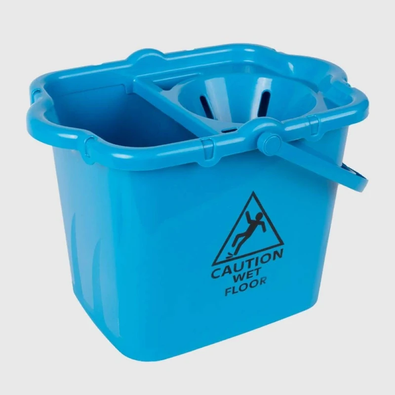 La Briantina Professional Cleaning Bucket with Squeeze Squeeze Squeeze SEC06793A, 12 Litre Bucket