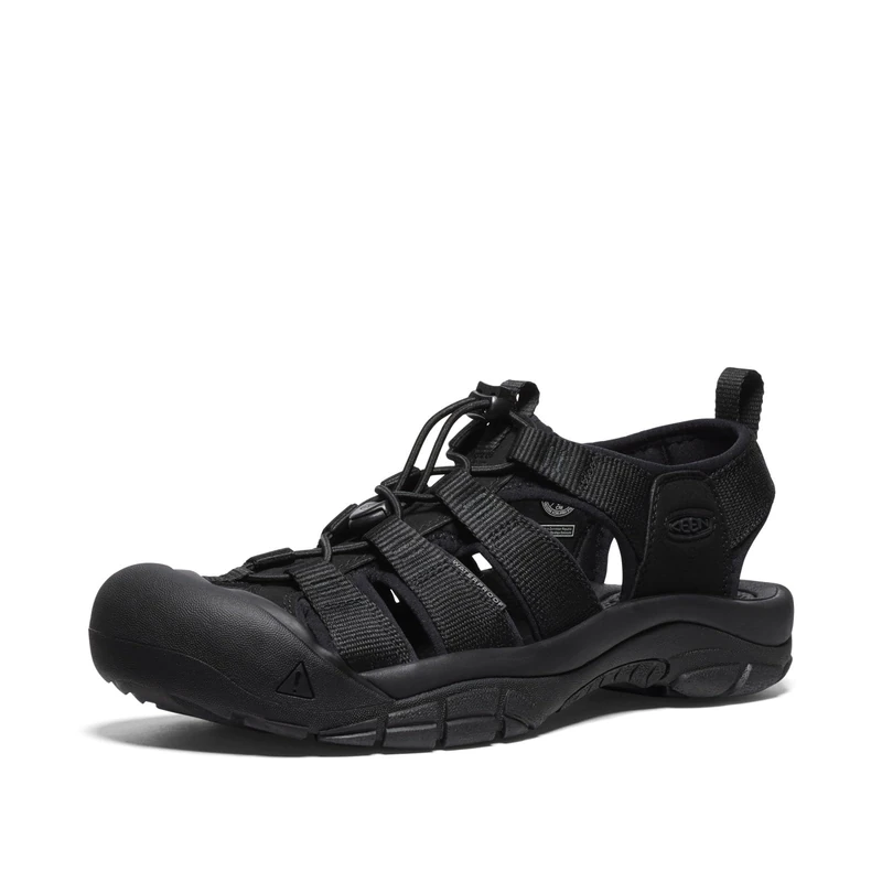 KEEN Women's Newport H2 Sandal, Triple Black, 7.5 UK