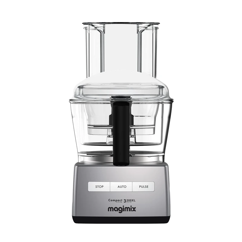 Magimix 3200XL Food Processor | 2.6L BPA-Free Bowl | Quiet & Powerful Motor| Multifunctional 6 in 1 Solution | Satin | 18371