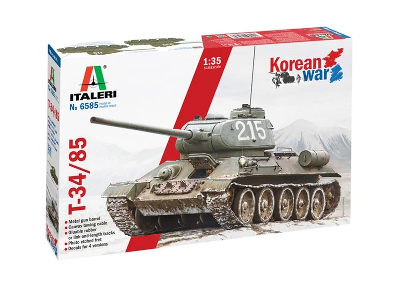 Italeri 1:35 - T-34/85 Korean War