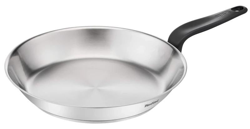 Tefal Primary E3080604 Stainless Steel Frying Pan, 28 cm, Stainless Steel, Suitable for Induction too.