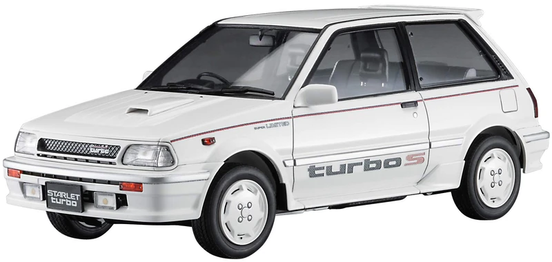 Hasegawa - 1:24 Toyota Starlet EP71 Turbo-S (3Door) Middle Version Super-Limited