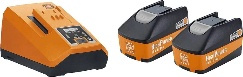 FEIN HighPower Battery Starter Set - 2x 5.2 Ah 18V with ALG 80 BC
