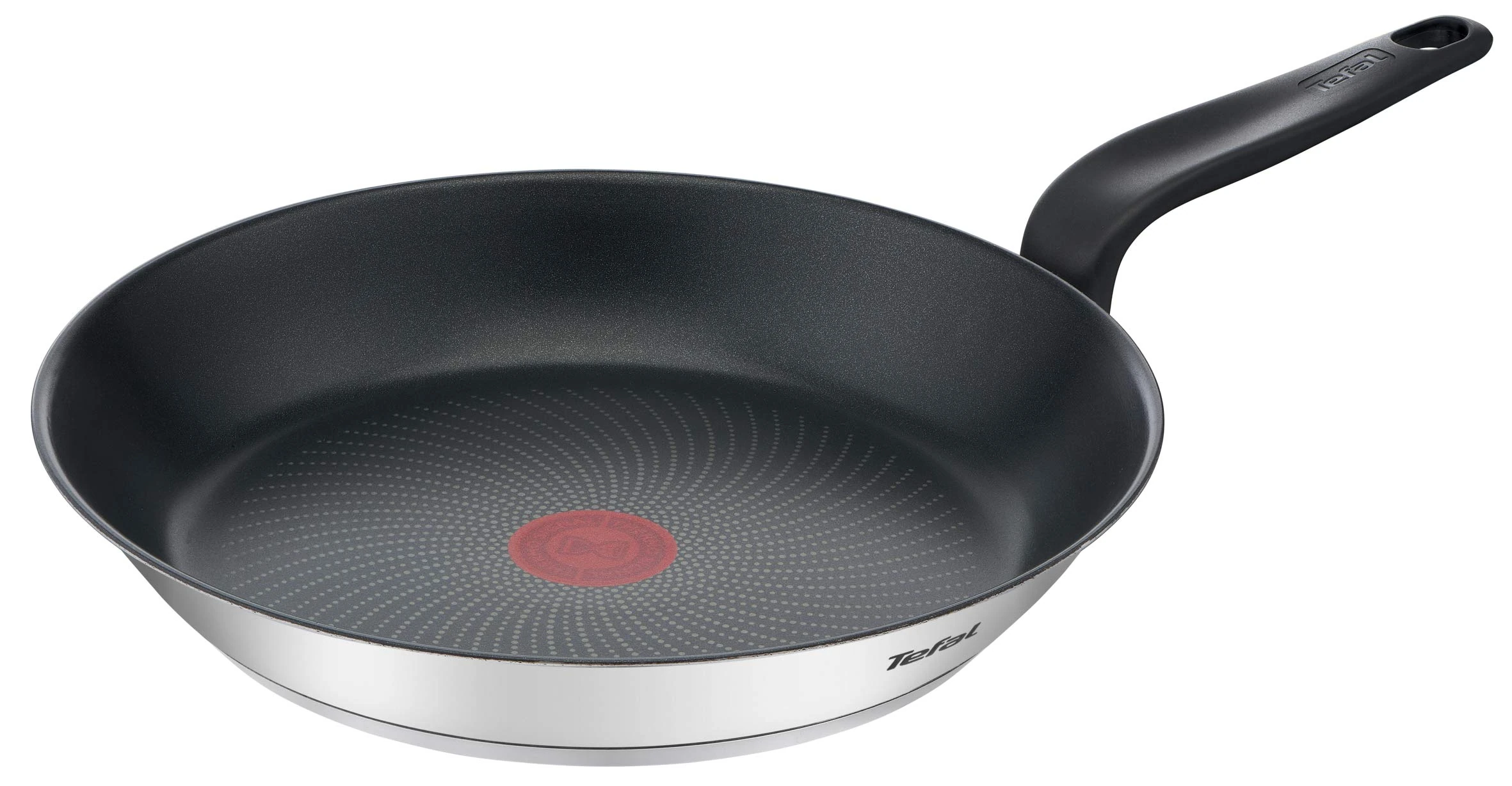 Tefal E3090404 Primary Frying pan 24 cm, Aluminium, Titanium Non-Stick Coating, Thermo-Signal, Technology, Black