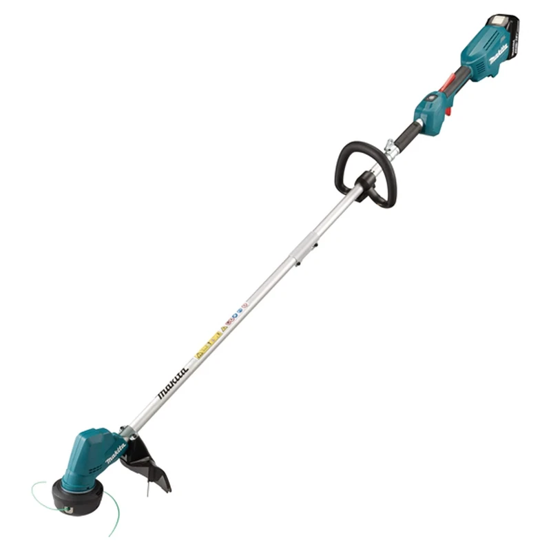 Makita DUR192LRT 18V Li-ion LXT Brushless Line Trimmer Complete with 1 x 5.0 Ah Battery and Charger Blue