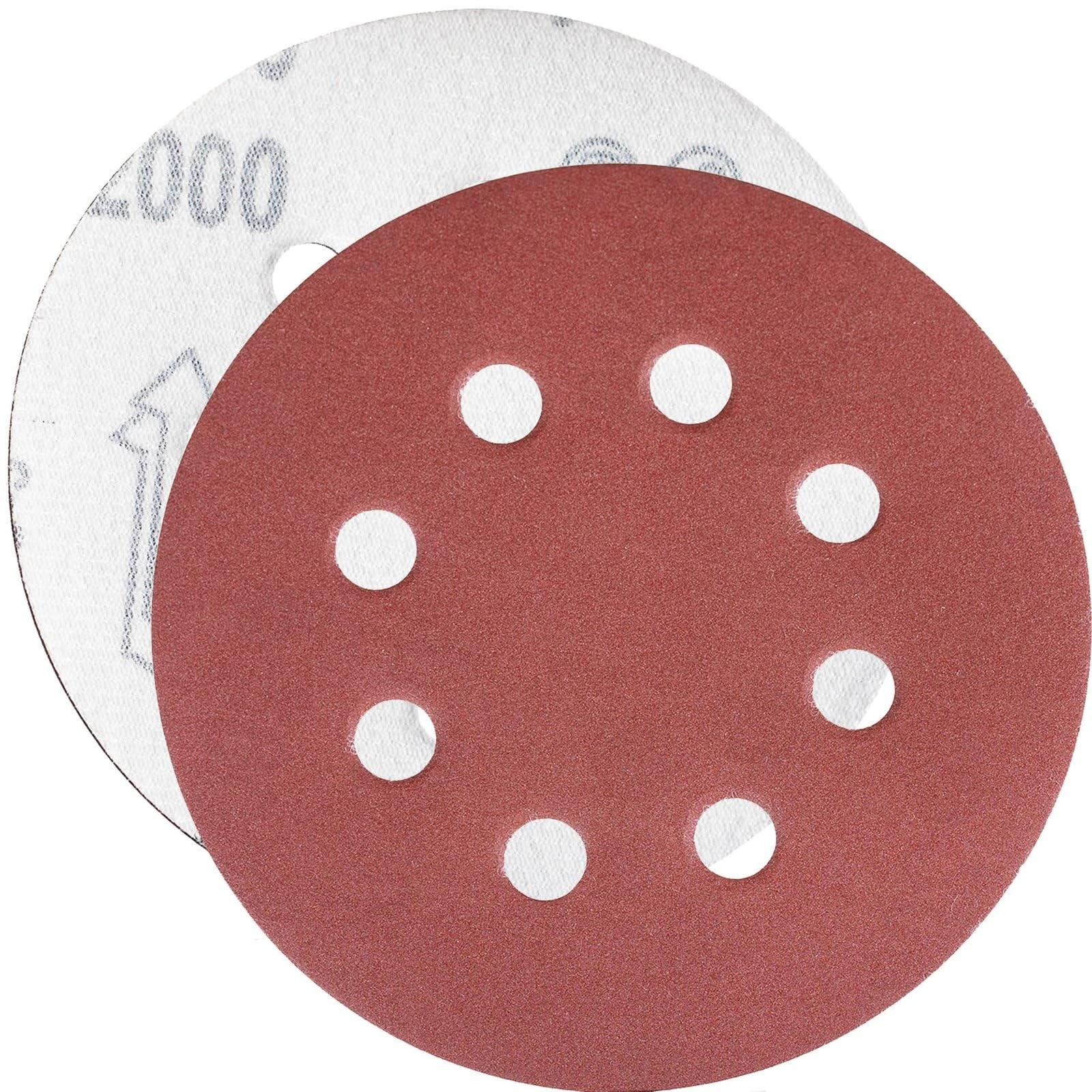 YoiYee 2000 Grit Sanding Discs Pads, 8 Holes, 125mm/5-inch Hook and Loop Quick Change Sandpaper Sheet for Random Orbital Sander, 20 Pack