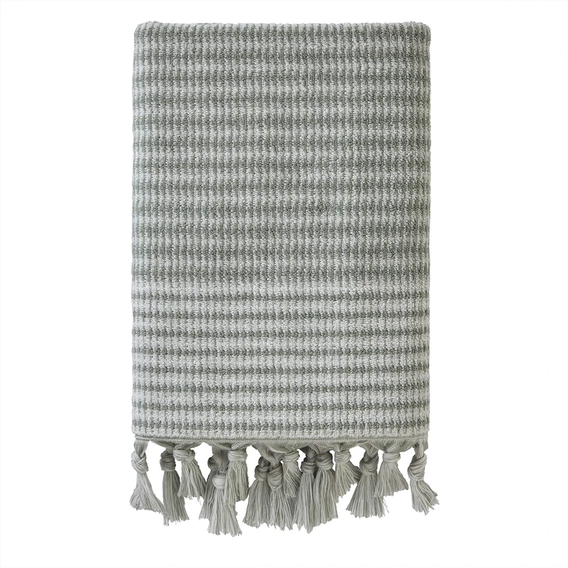 SKL Home by Saturday Knight Ltd. Bath Towel, Cotton, Sage, 28x54 - Image 1