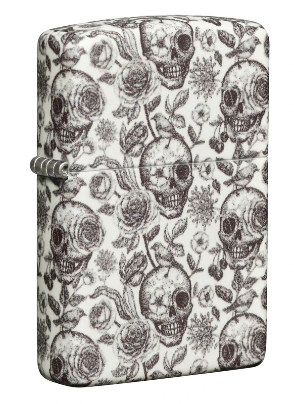 Zippo Windproof Lighter, Skeleton Design – 540° Glow-in-the-Dark – Refillable, Reusable, Windproof Design – Comes in Gift Box – Made in USA - Image 1