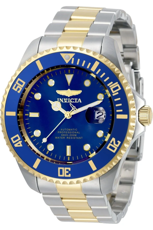 Invicta Pro Diver 34042 Men's Watch - Waterproof - Analogue - Automatic Movement - Stainless Steel with Blue dial - 47mm