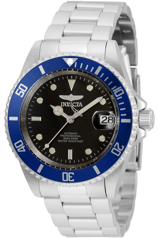 Invicta Pro Diver 35694 Men's Watch - Waterproof - Analogue - Automatic Movement - stainless steel with Black dial - 40mm
