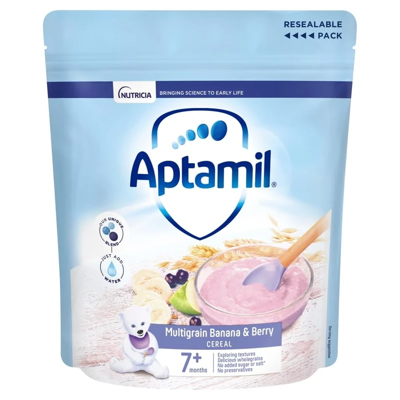 Aptamil Multigrain Banana & Berry Stage 2 Cereal, 200g