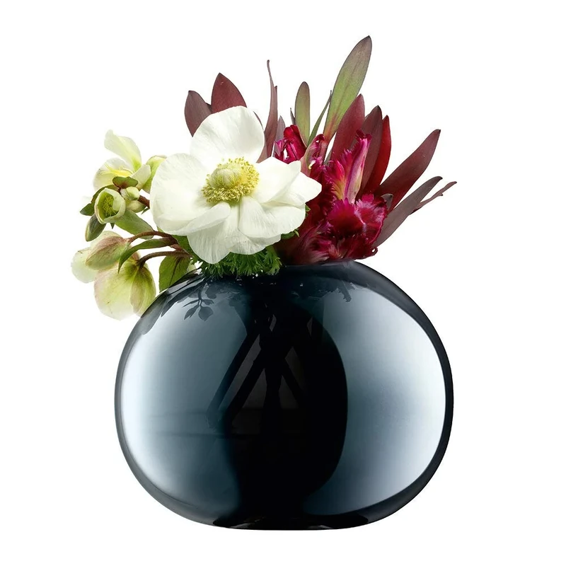 LSA International Epoque Vase H13.5cm Sapphire/Lustre, Blue, One Size, G1663-13-140