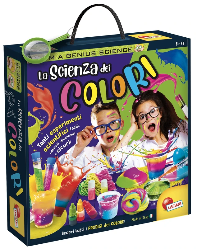 Lisciani Games- I'm a Genius Color Laboratory Scientific Game, Multicolor, 86252