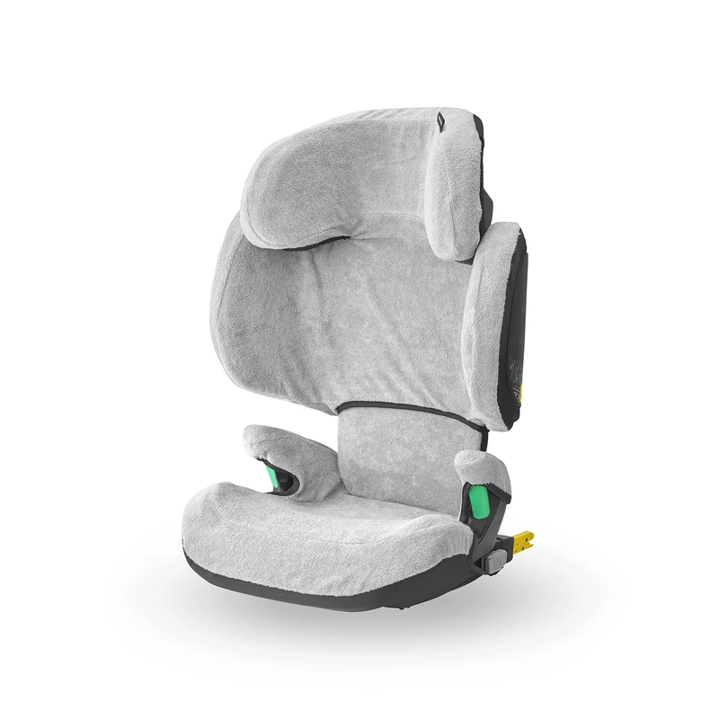 Maxi-Cosi Morion / RodiFix M i-Size / RodiFix R i-Size Toddler Seat Cover, Protector, Breathable Summer Cover for Kids, Keeps Seat Clean, 100% Cotton, Fresh Grey (Light Grey)