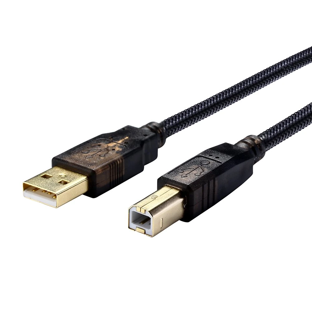 MIDI Cable,USB A to USB B cable Compatible with Instruments Piano, Midi Controller, Midi Keyboard, Audio Interface Recording, USB Microphone and More (15FT/4.5M)