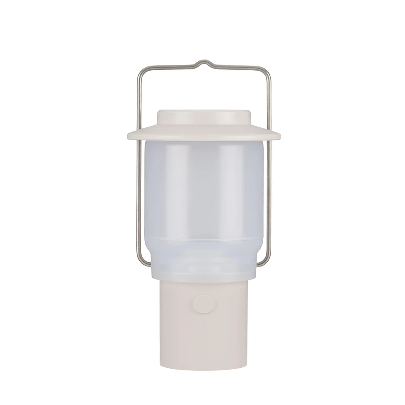Snow Peak Home & Camp Lantern, Ivory, Rechargeable Dimmable Light for Home, Camping & Outdoors