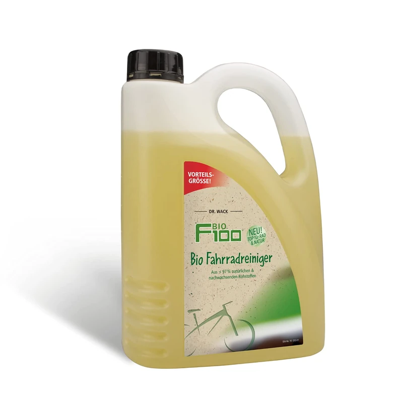 Dr. Wack - F100 Bio Bicycle Cleaner 2 Litres I Premium Cleaning for the Complete Bike & Bicycle Chain I High Quality Bicycle Care - Made in Germany
